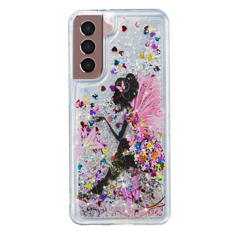 Samsung Galaxy S24 Plus 5G Liquid Glitter Cover Junges Mädchen
