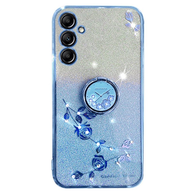 Samsung Galaxy S24 Plus 5G Glitter Cover und Ring-Ständer KADEM