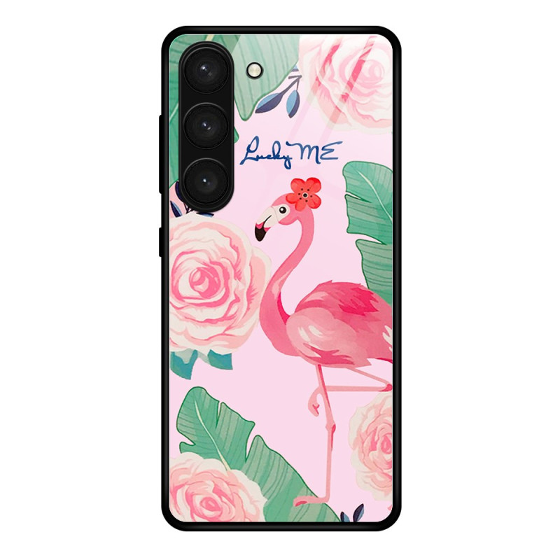 Samsung Galaxy S24 Plus 5G Panzerglas
 Cover Flamingo Rosa