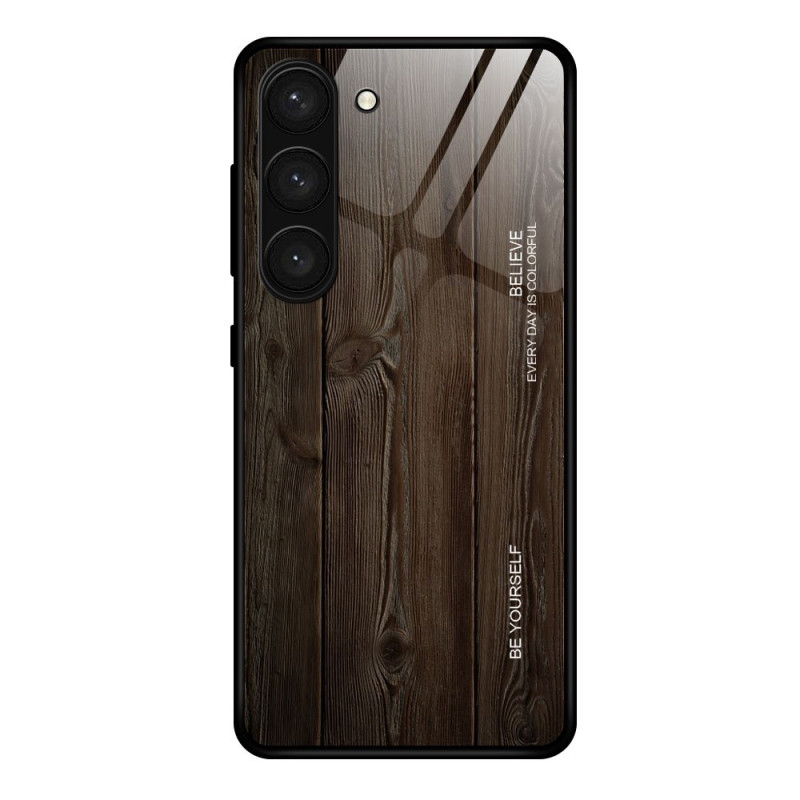 Hülle Samsung Galaxy S24 Plus 5G Panzerglas
 Holz