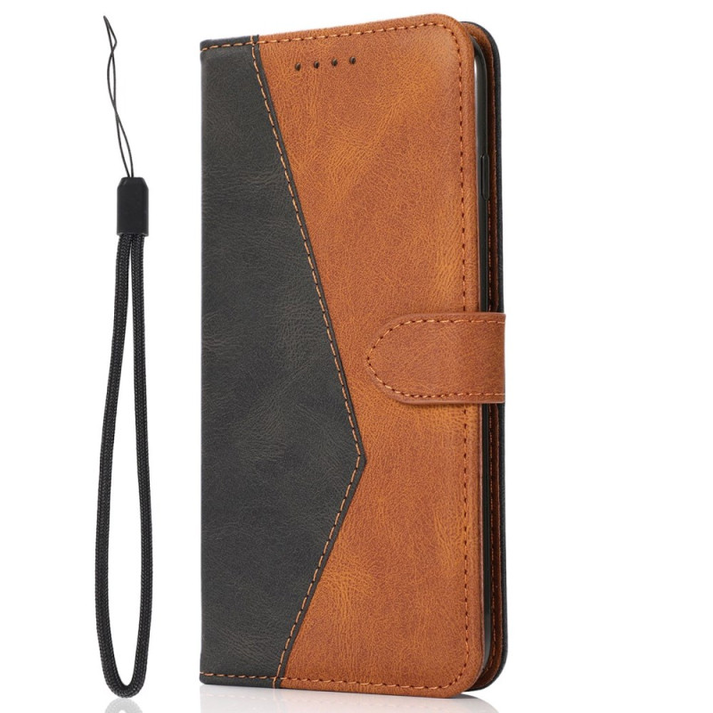 Samsung Galaxy S24 Ultra 5G Zweifarbige Tasche mit Riemen