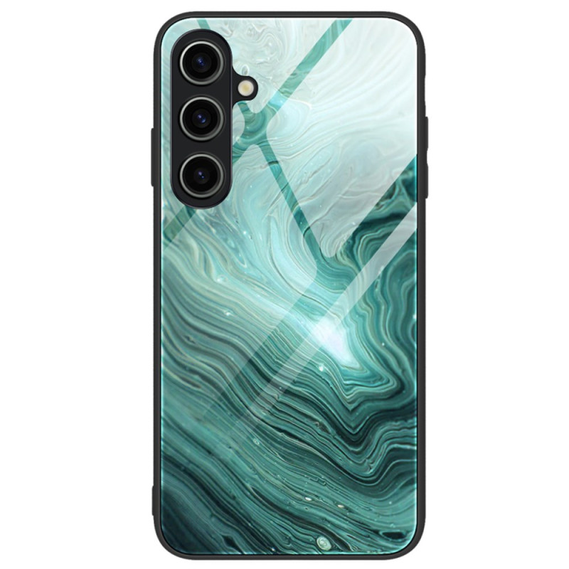 Samsung Galaxy A25 5G Cover Panzerglas
 Marmor Grün