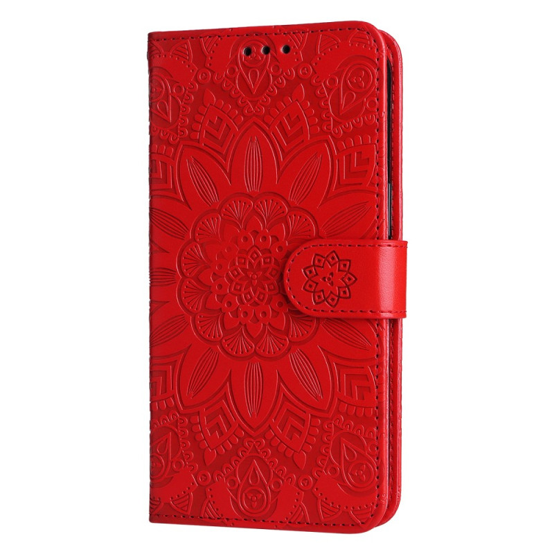 Xiaomi Redmi Note 13 Pro 5G / Poco X6 5G Sonnenblume Tasche mit Riemen