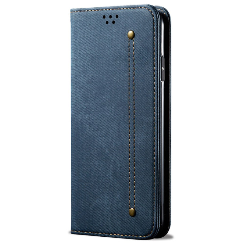 Flip Cover Xiaomi Redmi Note 13 Pro 5G / Poco X6 5G Stoff Jeans