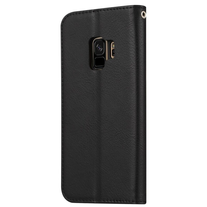 Flip Cover Samsung Galaxy S9 Kunstleder Kartenhalter