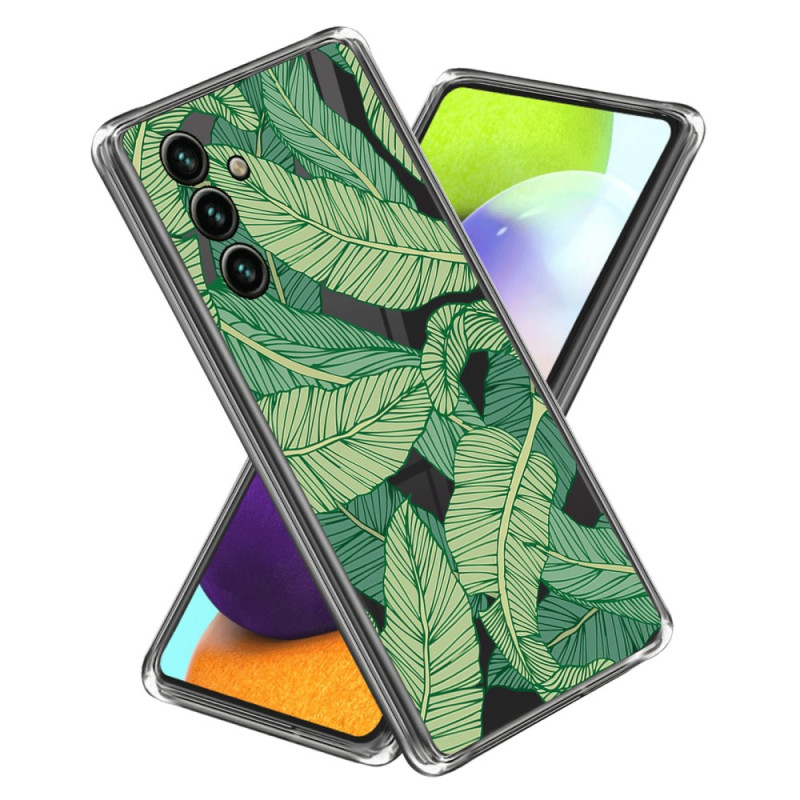 Samsung Galaxy A05s Cover Grüne Blätter