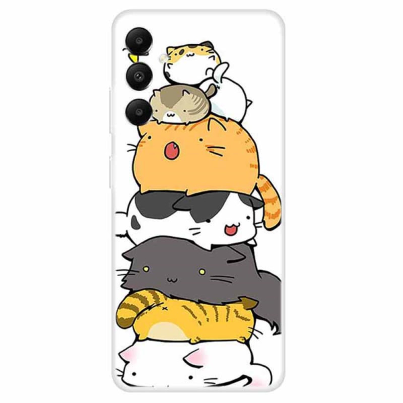 Samsung Galaxy A05s Cat Stacked Cover