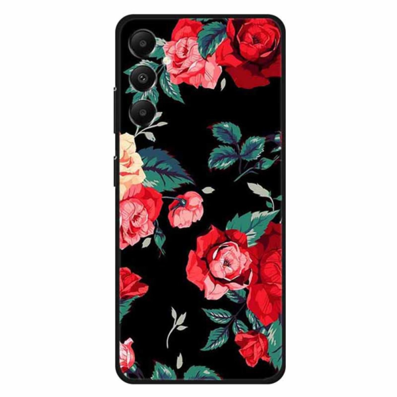 Samsung Galaxy A05s Cover Blumenmalerei