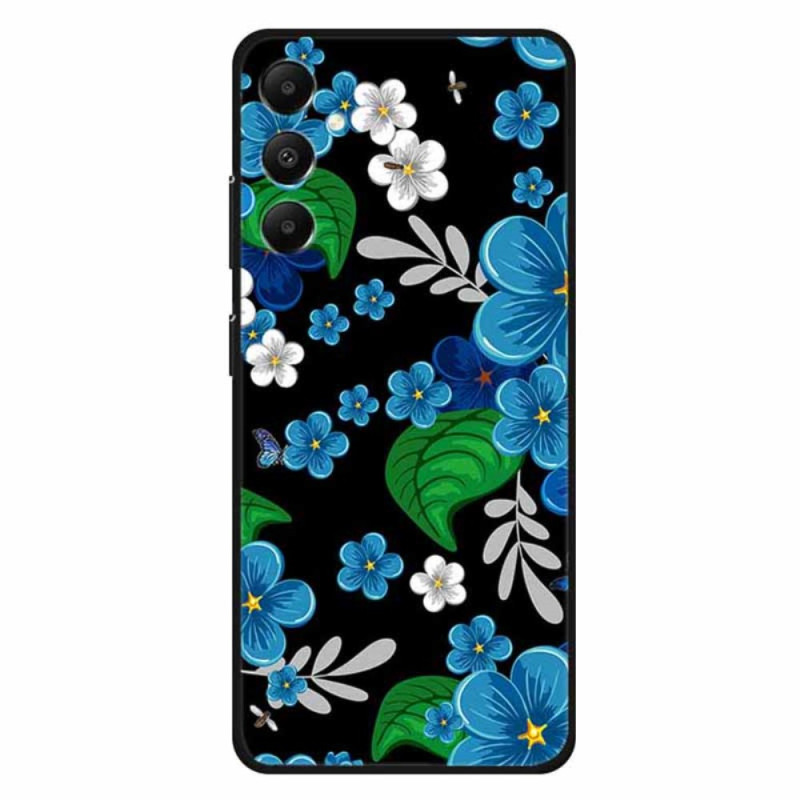 Samsung Galaxy A05s Cover Blaue Blumen