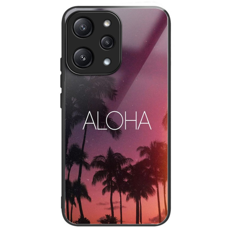 Xiaomi Redmi 12 5G / Poco M6 Pro 5G Hülle aus gehärtetem Glas ALOHA