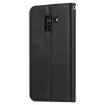 Flip Cover Samsung Galaxy A8 Kunstleder Kartenhalter Flip Cover Samsung Galaxy A8 Kunstleder Kartenhalter