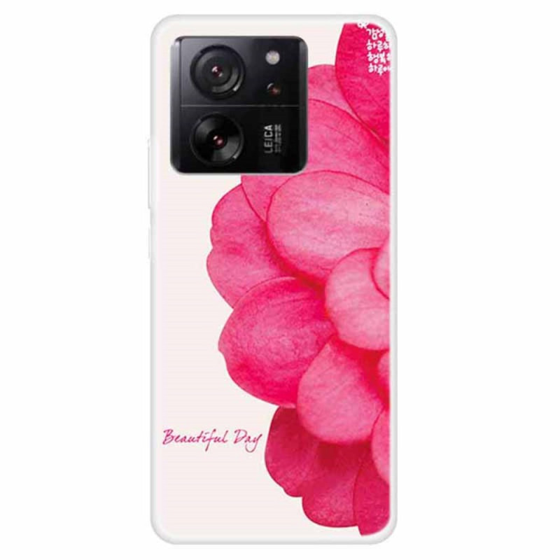 Xiaomi 13T / 13T Pro Cover Blume Rosa