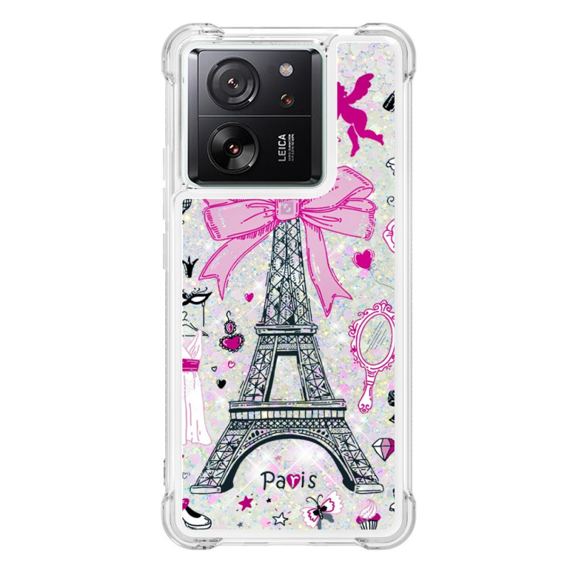 Xiaomi 13T / 13T Pro Glitter Eiffelturm Cover