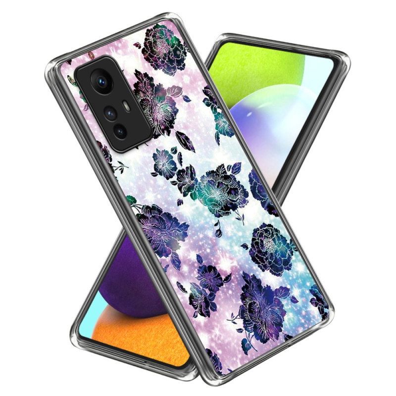 Xiaomi Redmi Note 12S Lila Blumen Cover