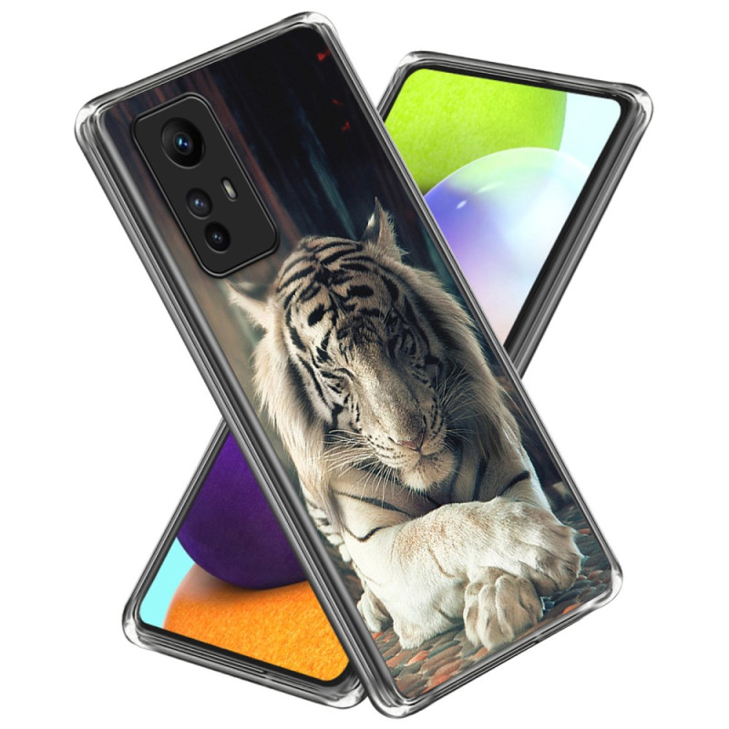 Xiaomi Redmi Note 12S Tiger Cover Weiß
