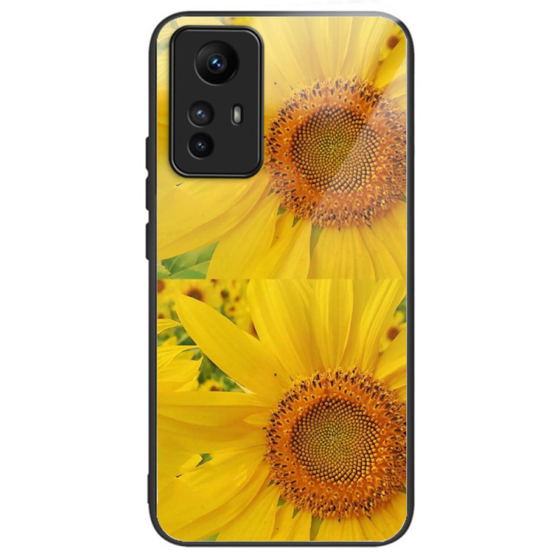 Hülle Xiaomi Redmi Note 12S Panzerglas
 Sonnenblumen