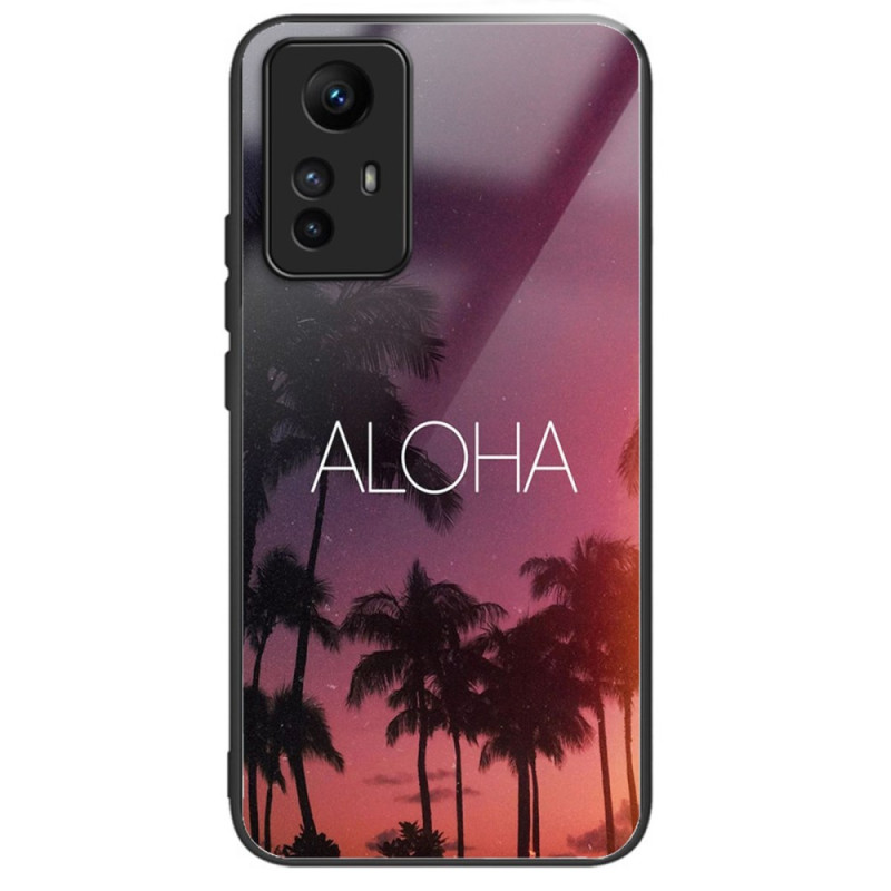 Xiaomi Redmi Note 12S Hülle aus gehärtetem Glas ALOHA