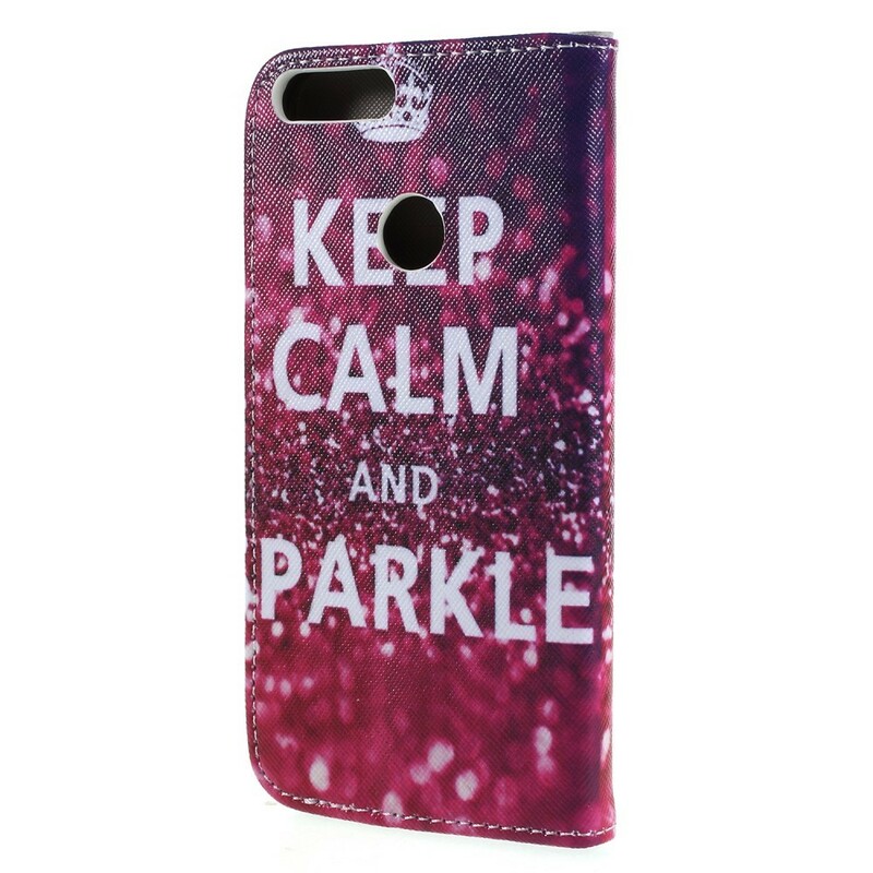 Huawei P Smart Keep Calm and Sparkle Hülle