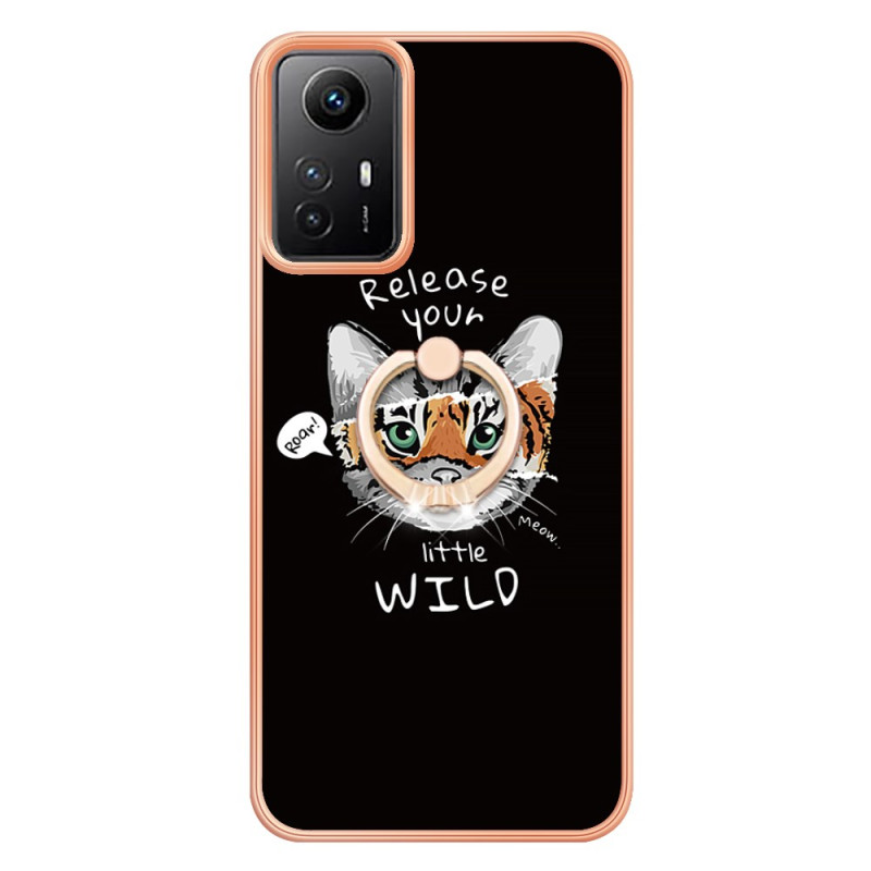 Xiaomi Redmi Note 12S Cover Ring-Ständer Katze und Tiger
