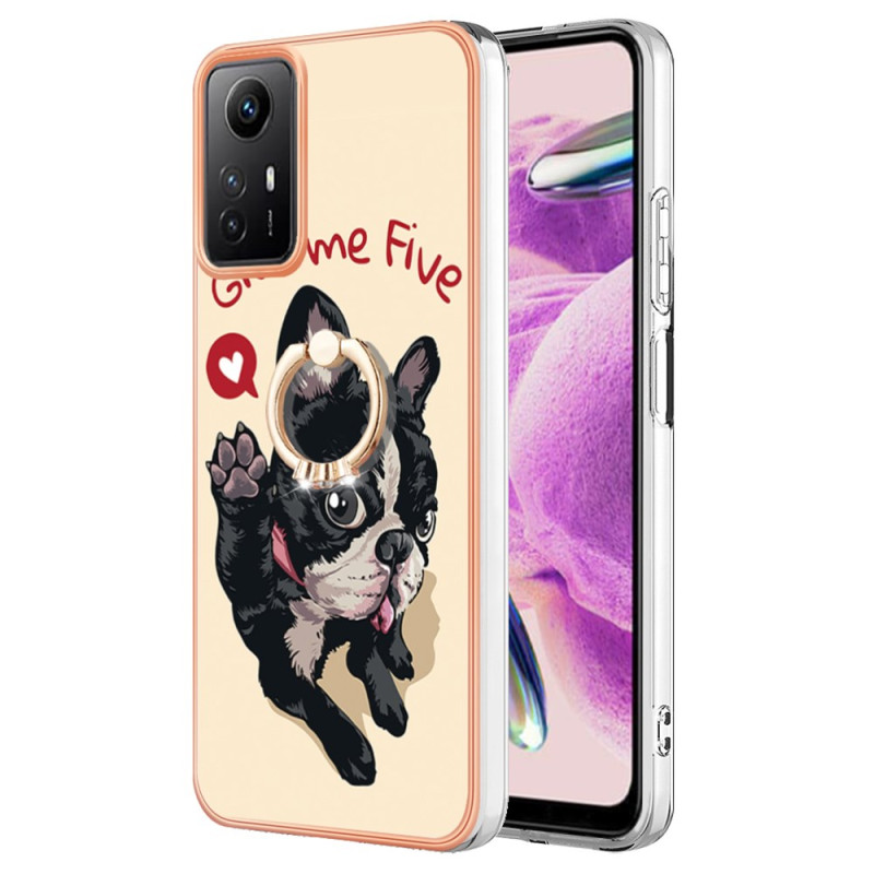 Cover Xiaomi Redmi Note 12S 4G Ring-Halter Hund Give Me Five