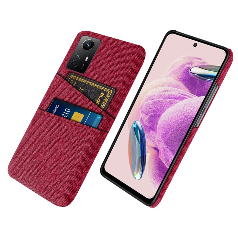 Hülle Xiaomi Redmi Note 12S Stoff Kartenhalter