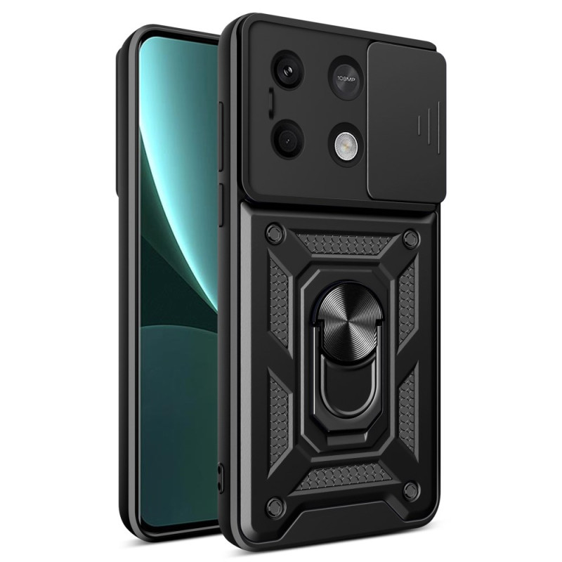 Xiaomi Redmi Note 13 5G Cover Ringhalter und verschiebbarer Objektivschutz