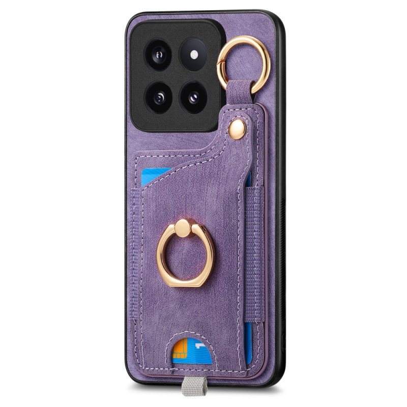 Xiaomi 14 Pro Retro Cover Kartenhalter und Ring