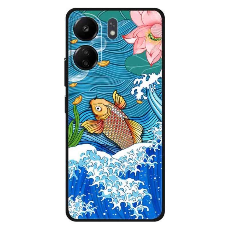 Xiaomi Redmi 13C / Poco C65 Karpfen Gold Surfing Cover