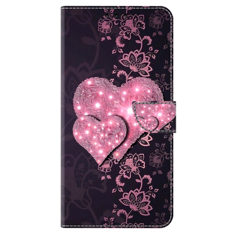 Samsung Galaxy A55 5G Lace Hearts Hülle