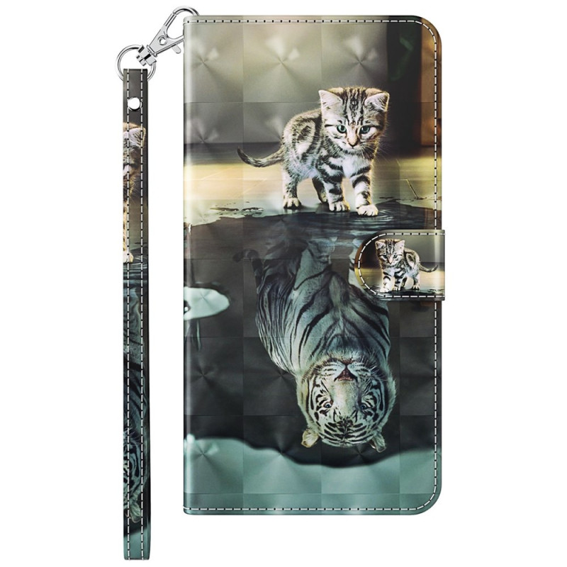 Samsung Galaxy A55 5G Katze und Tiger Riemen
 Tasche