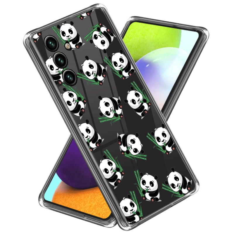 Samsung Galaxy A55 5G Cover Kleine Pandas