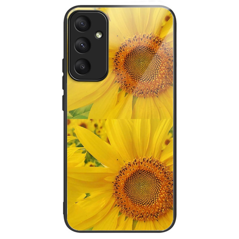 Samsung Galaxy A55 5G Panzerglas
 Cover Sonnenblumen