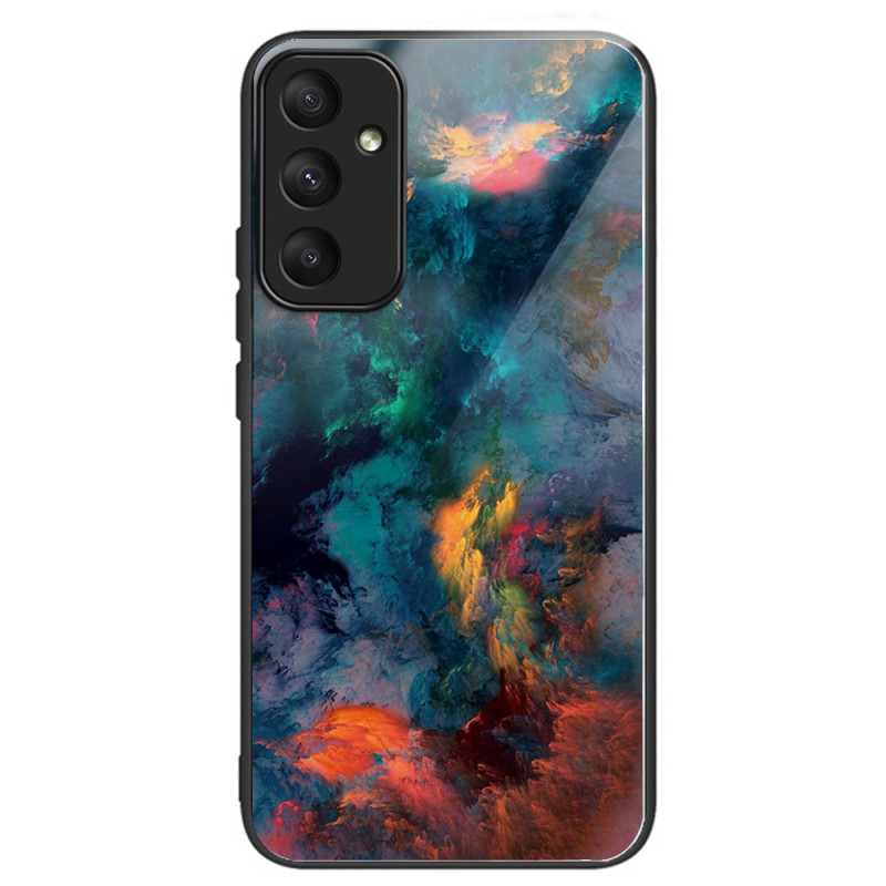 Samsung Galaxy A35 5G Panzerglas
 Cover Bunte Wolken