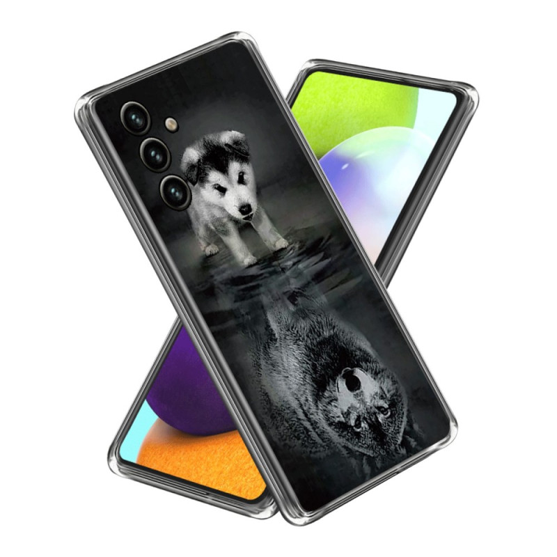 Samsung Galaxy A15 Cover Hund und Wolf