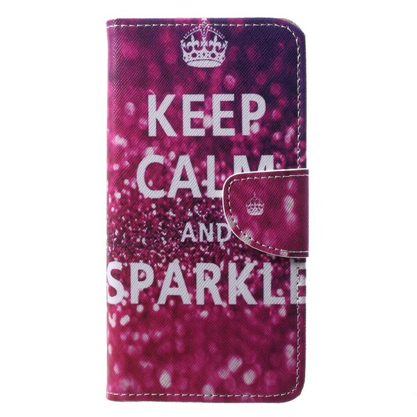 Huawei P20 Hülle Keep Calm and Sparkle