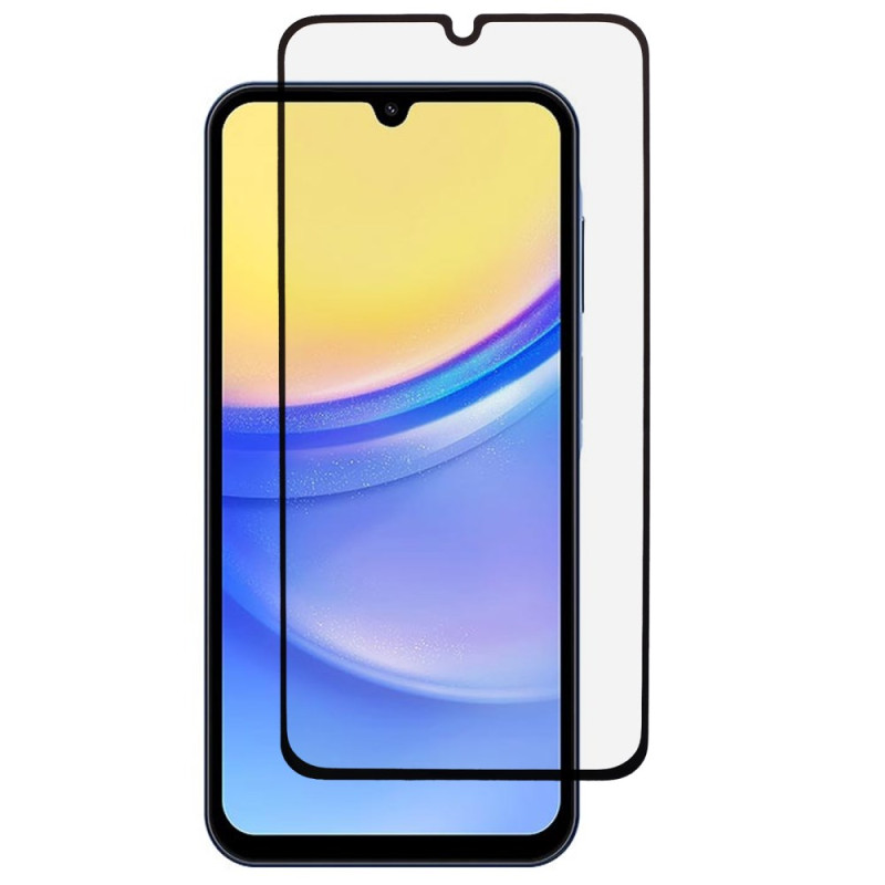 Vollständiger Schutz aus gehärtetem Glas für das Display des Samsung Galaxy A15 5G