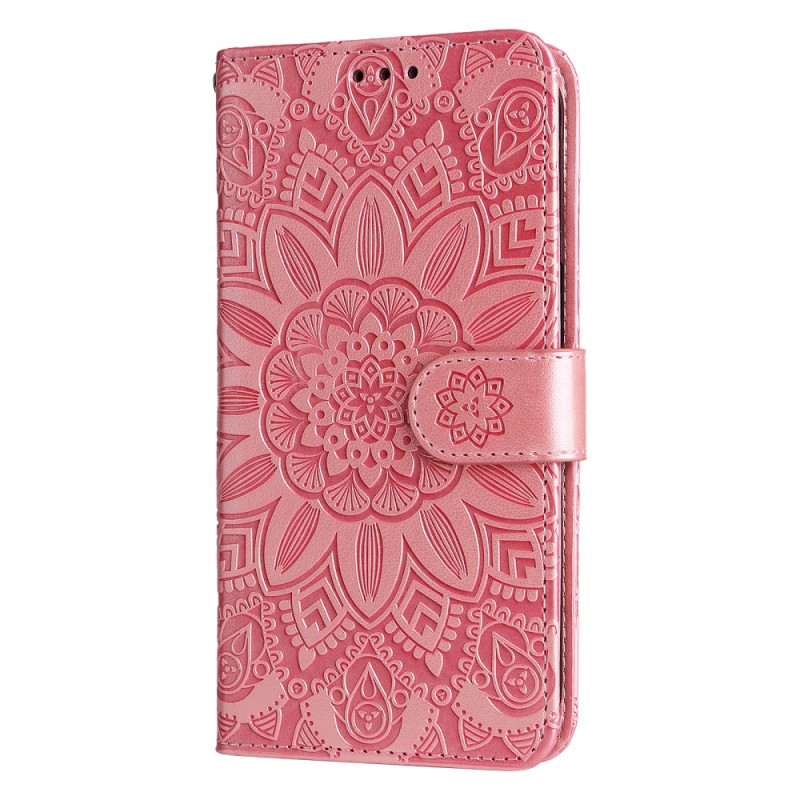 Samsung Galaxy A35 5G Mandala-Muster Tasche mit Riemen
