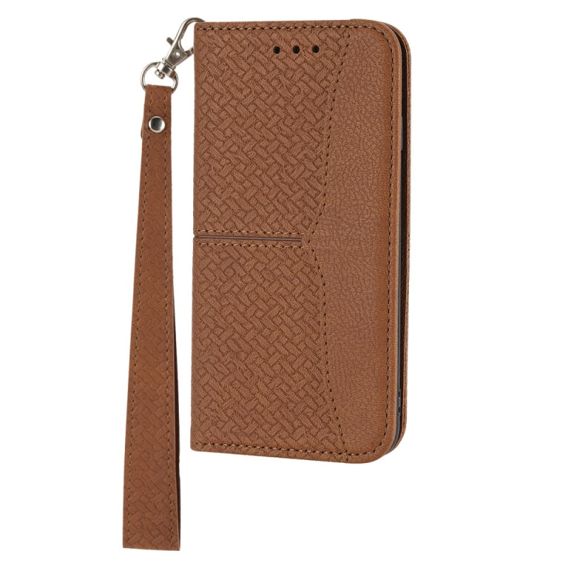Samsung Galaxy A35 5G Weaved Design Tasche mit Trageriemen