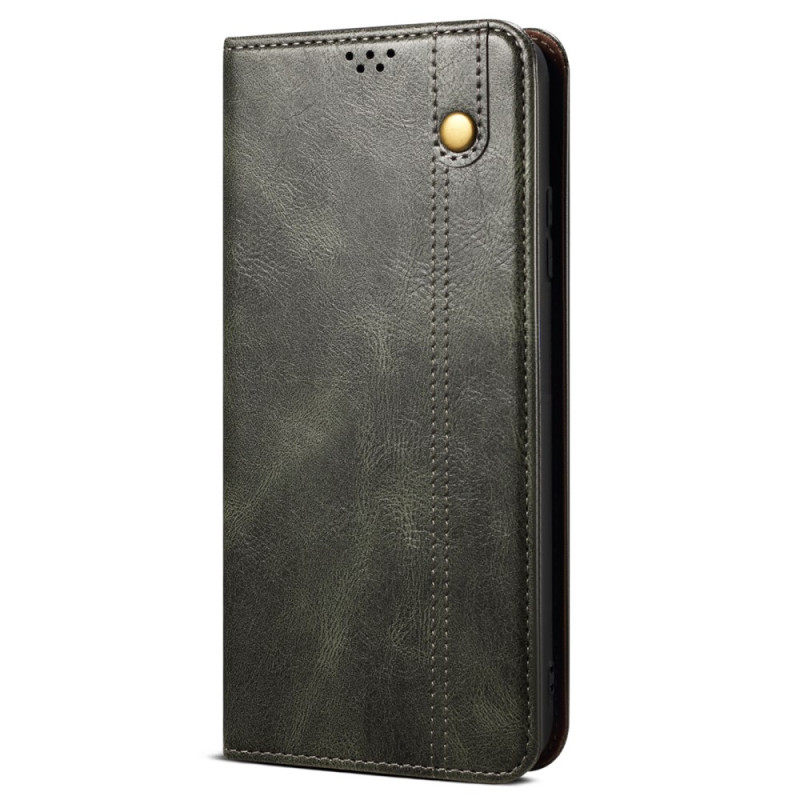 Flip Cover Samsung Galaxy A35 5G Kunstleder Gewachst