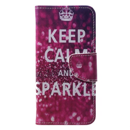 Huawei P20 Lite Hülle Keep Calm and Sparkle