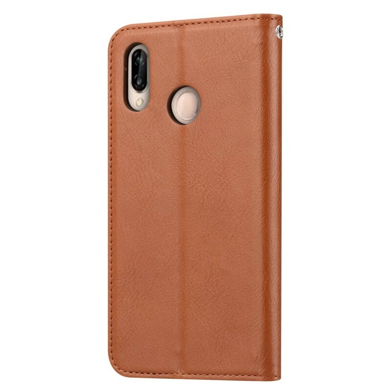 Flip Cover Huawei P20 Lite Kunstleder Kartenetui