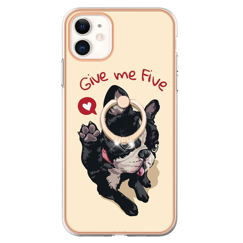 iPhone Cover 11 Ringhalter Hund Give Me Five