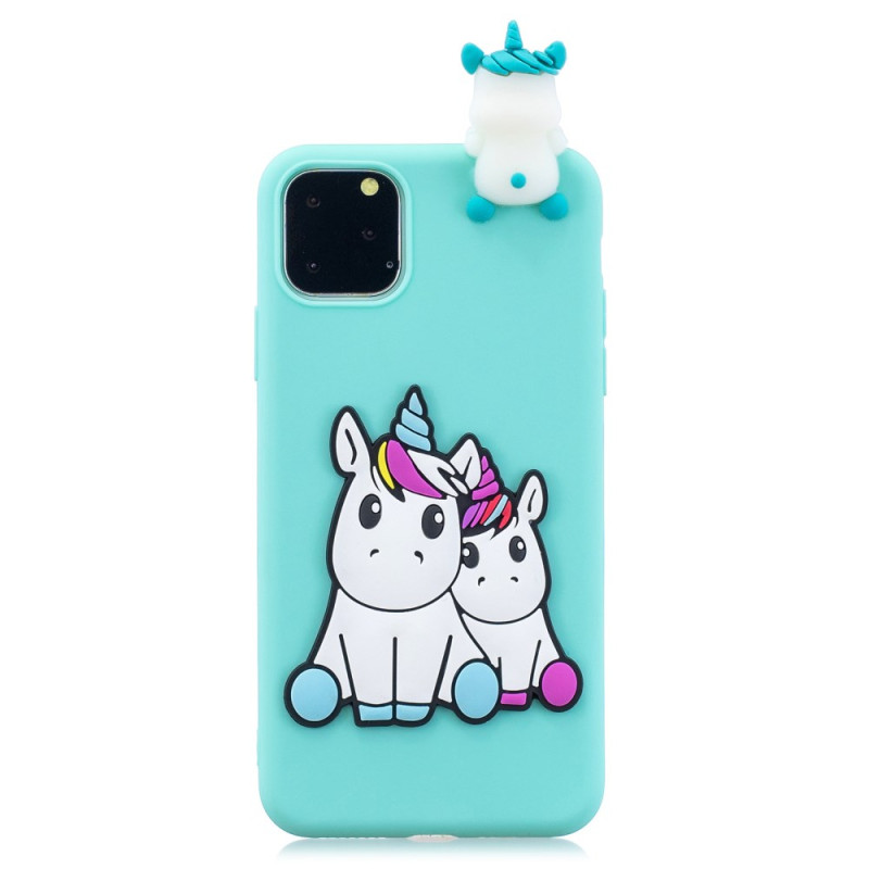 iPhone 11 Cover 3D Cartoon-Muster