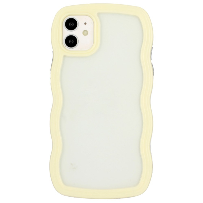 iPhone 11 Cover Welliger und farbiger Rand