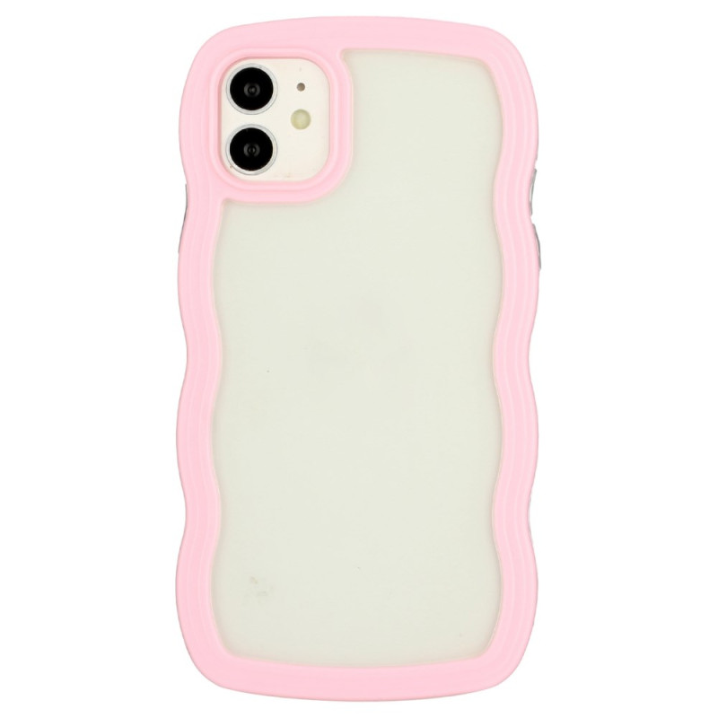 iPhone 11 Cover Welliger und farbiger Rand