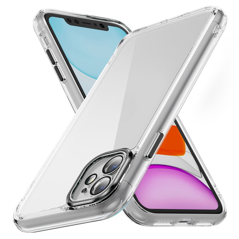 Transparente iPhone 11 Hülle mit farbiger Linsenumrandung