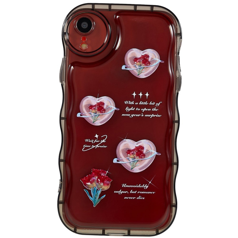 iPhone XR Cover Wellkante Blumen