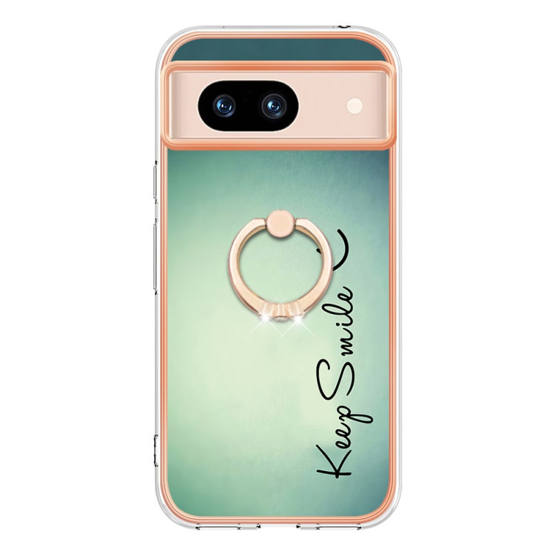 Google Pixel 8A Ringhalter Keep Smile Cover