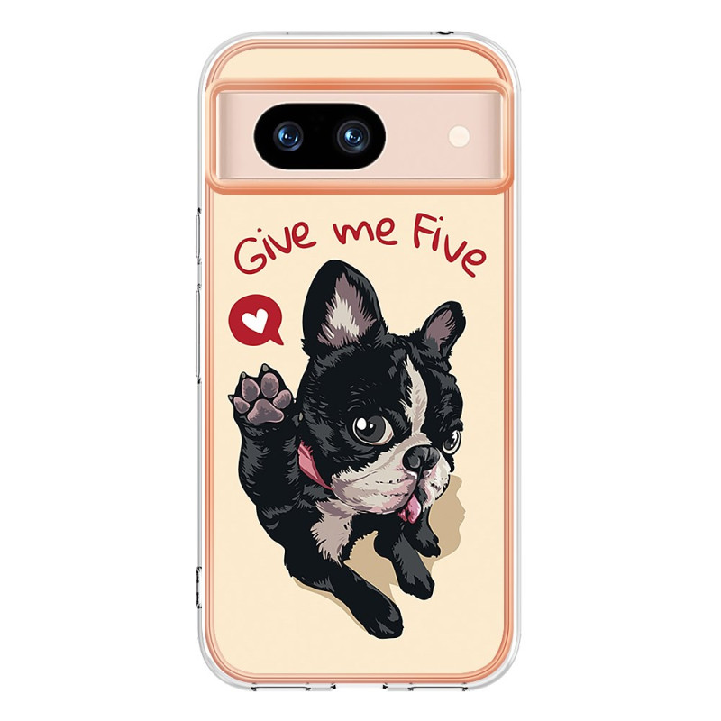 Google Pixel 8A Cover Hund Give Me Five