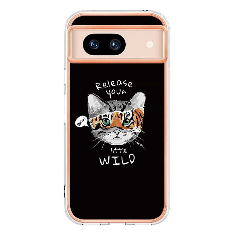 Google Pixel 8A Cover Katze und Tiger